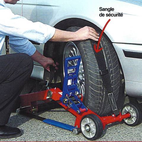 Serrage du Roll Way sur la roue