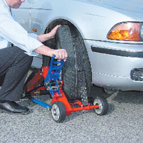 Serrage du Roll Way sur la roue